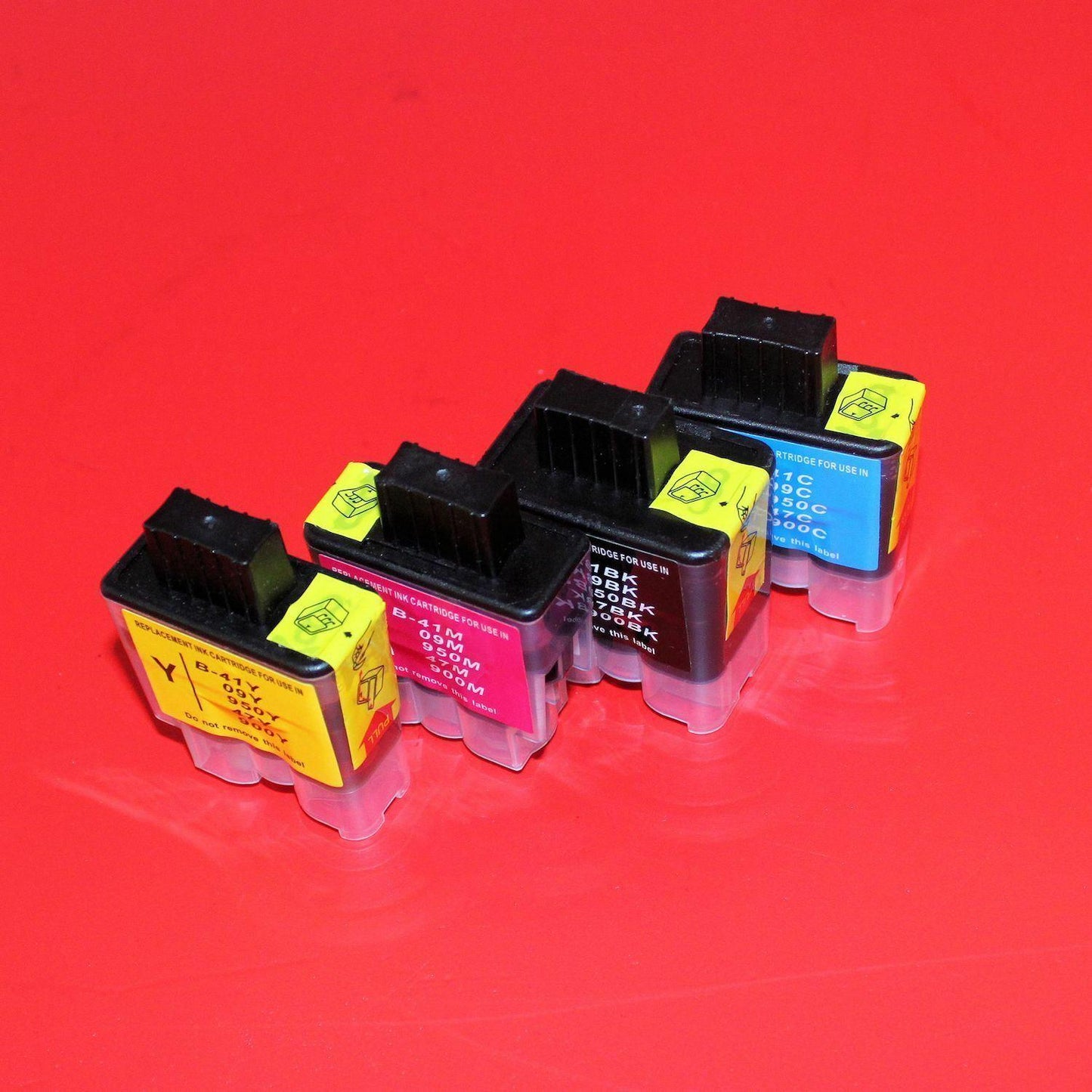 4x Brother LC 41 Black & Colors Ink Cartridges - DCP-110C DCP-120c 1840C 1940CN
