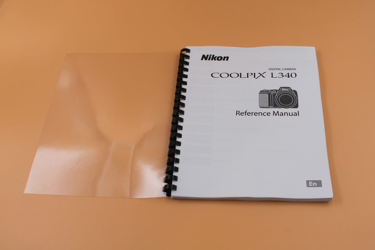 Nikon L340 Coolpix Camera 135 Page Laser 8.5X11 Owners Manual Guide
