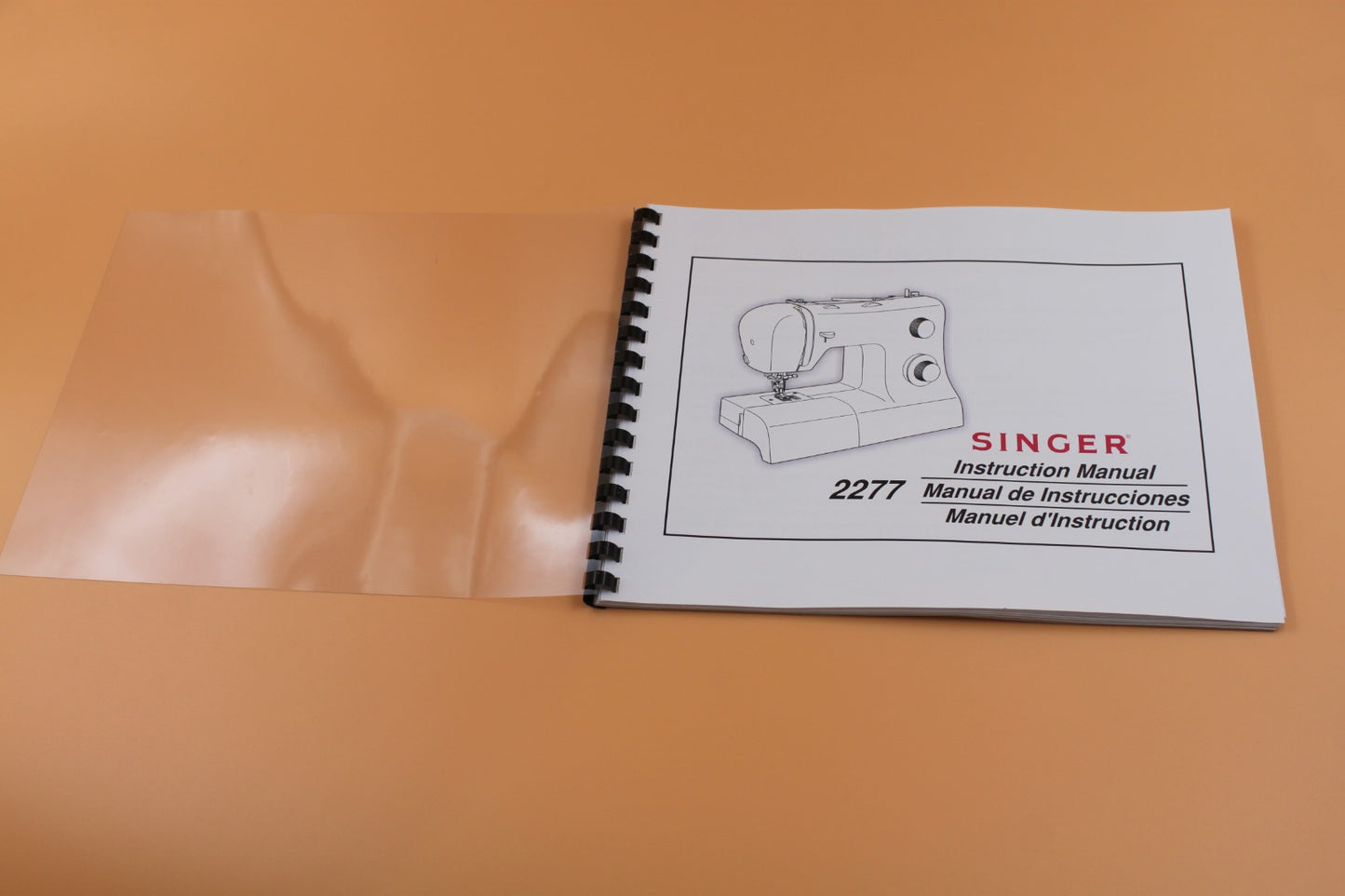 Singer 2277 Owners Instruction Manual 72 Pages With Clear Protective Covers