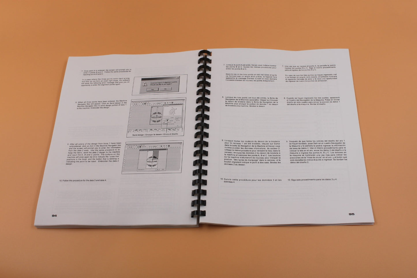 Singer Futura XL-400 Instruction Manual 112 Pages With Clear Covers
