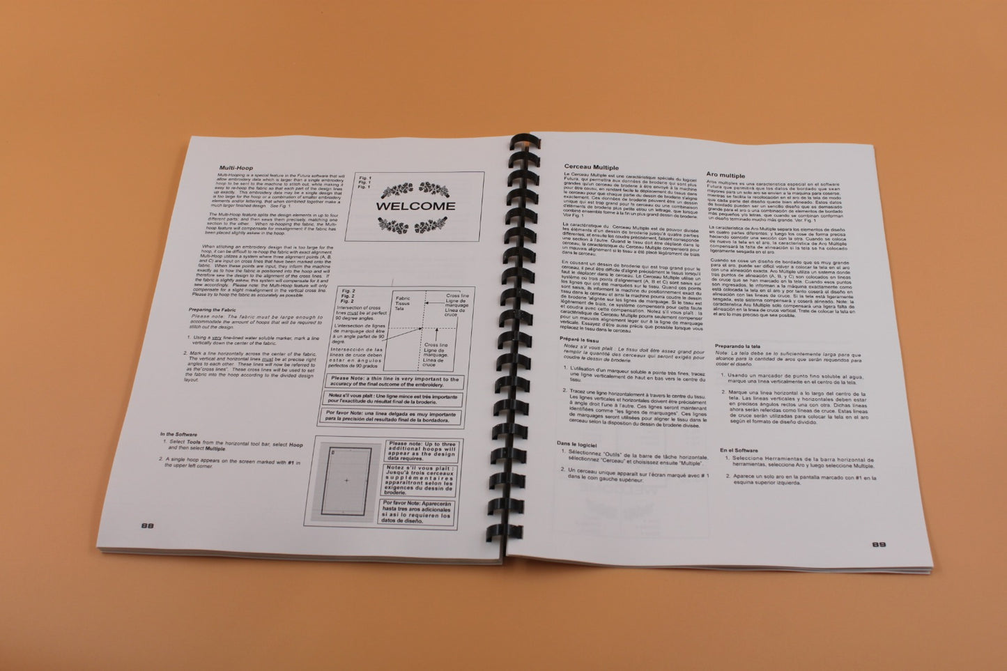 Singer Futura XL-400 Instruction Manual 112 Pages With Clear Covers