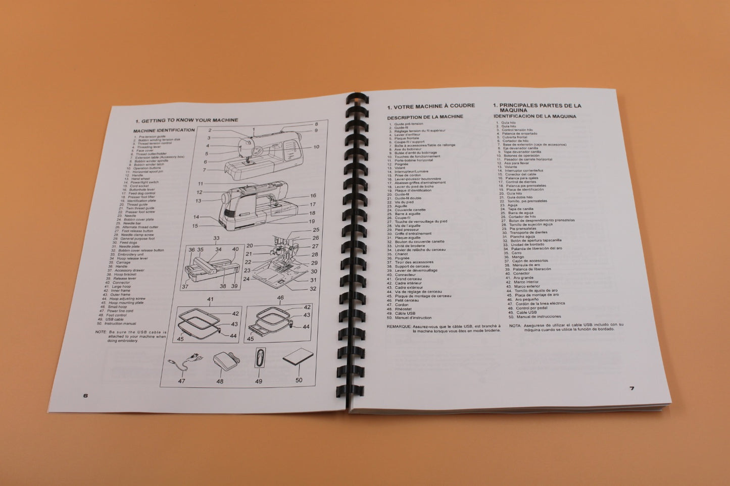 Singer Futura XL-400 Instruction Manual 112 Pages With Clear Covers