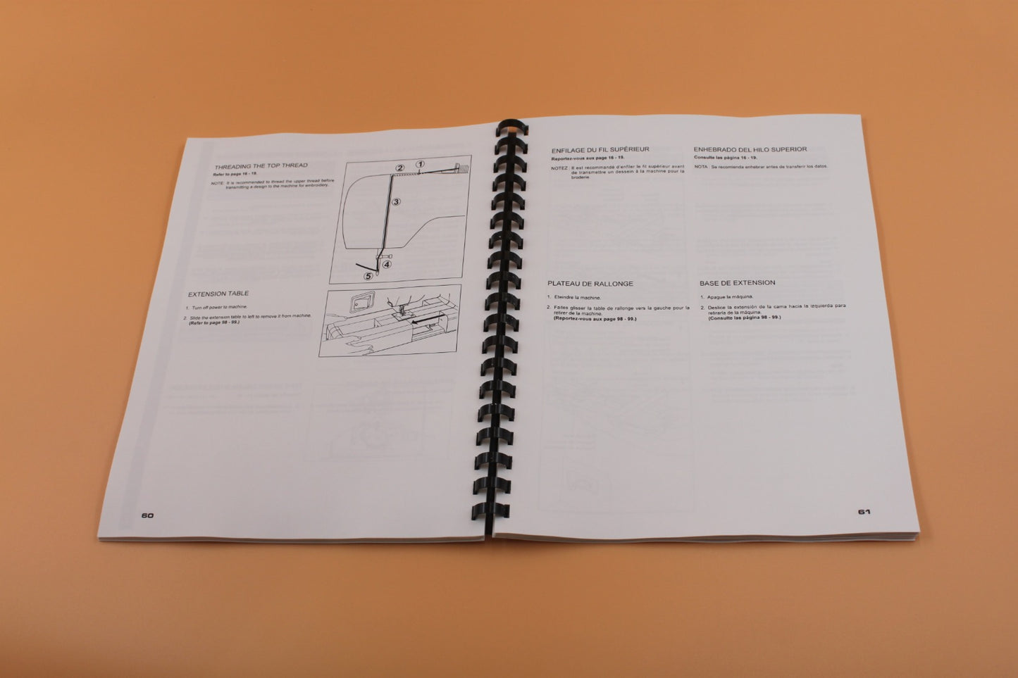 Singer Futura XL-400 Instruction Manual 112 Pages With Clear Covers