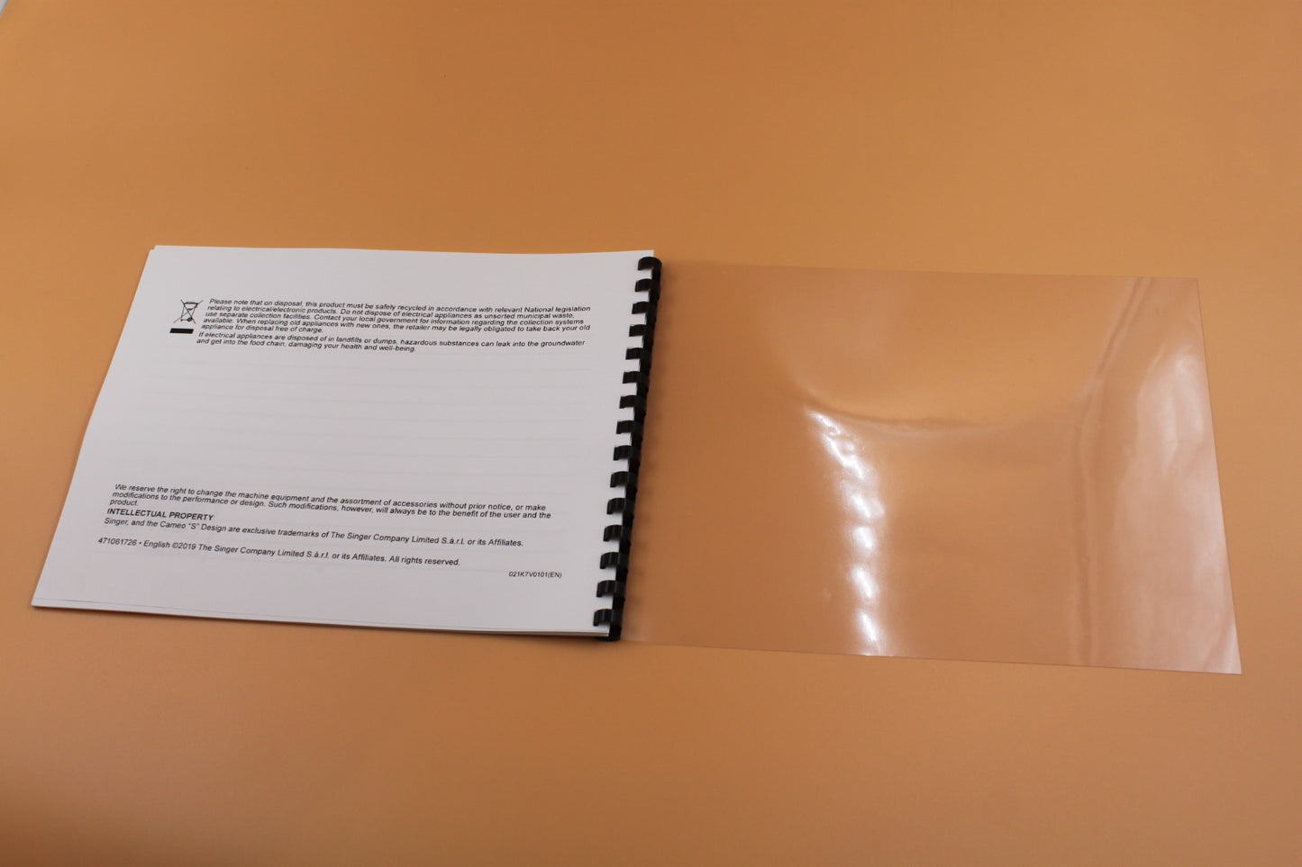 Singer M3200 M3300 M3400 M3500 Instruction Manual 40 Pages With Clear Covers