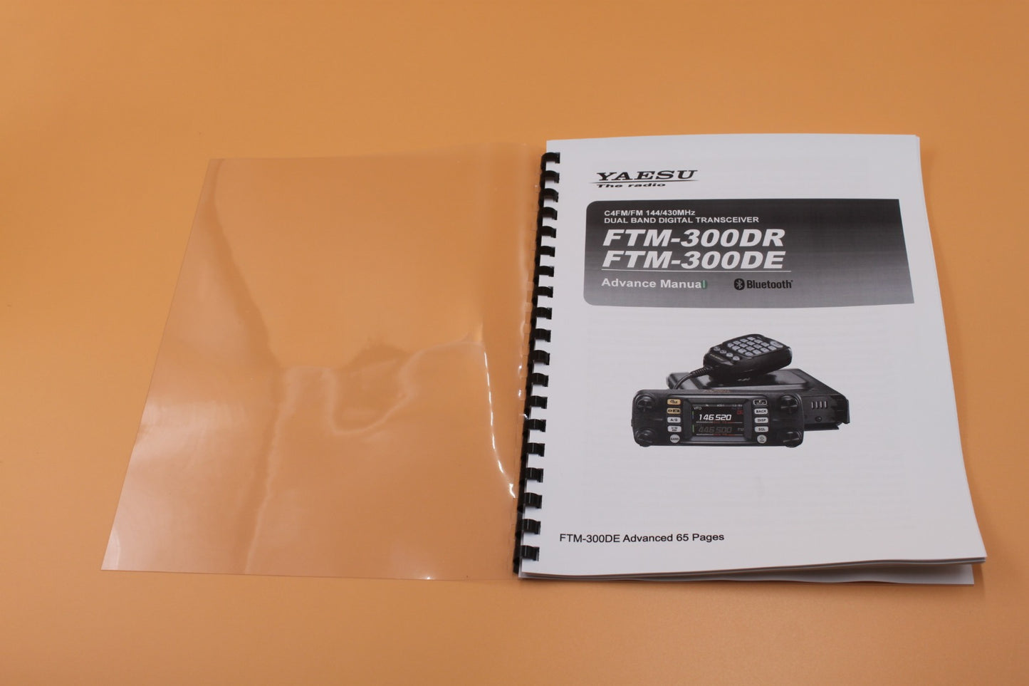 Yaesu FTM-300DR /DE Advance OPERATION Manual Full Color & Protective Covers