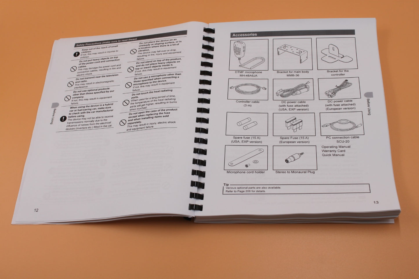 Yaesu FTM-400DR DE Instruction Manual Full color with Protective Covers