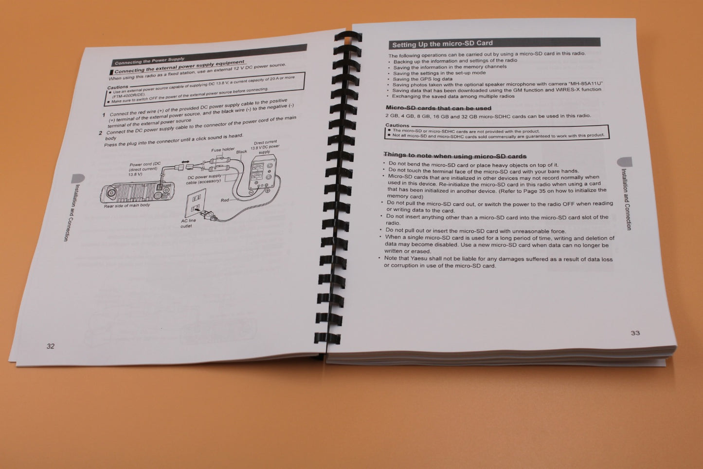 Yaesu FTM-400DR DE Instruction Manual Full color with Protective Covers