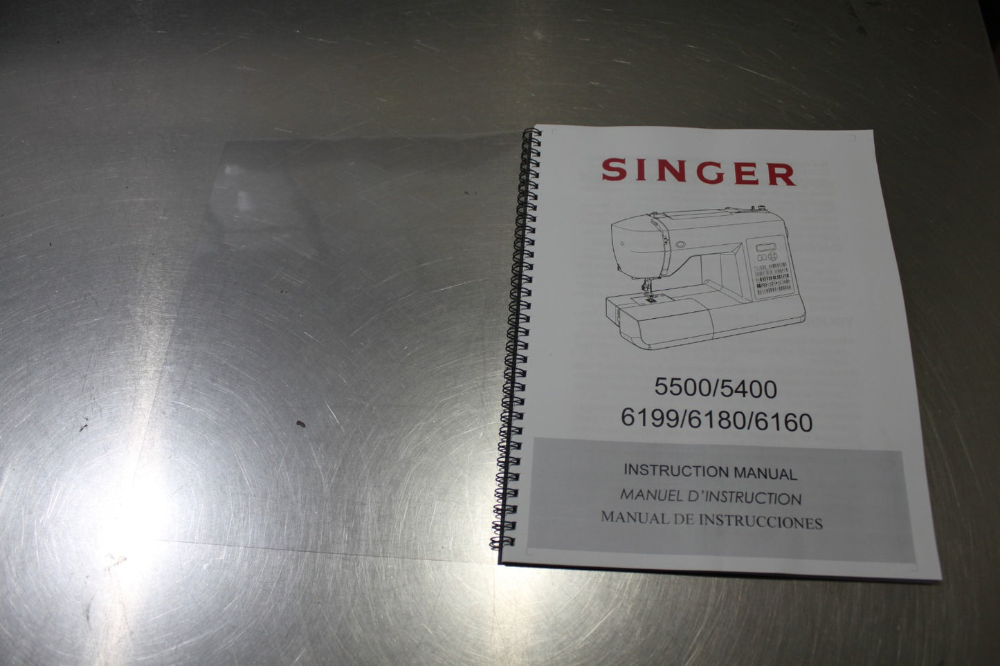 Singer 5500 5400 6199 6180 6160 Owner Instruction Manual 64 Pages & with Covers
