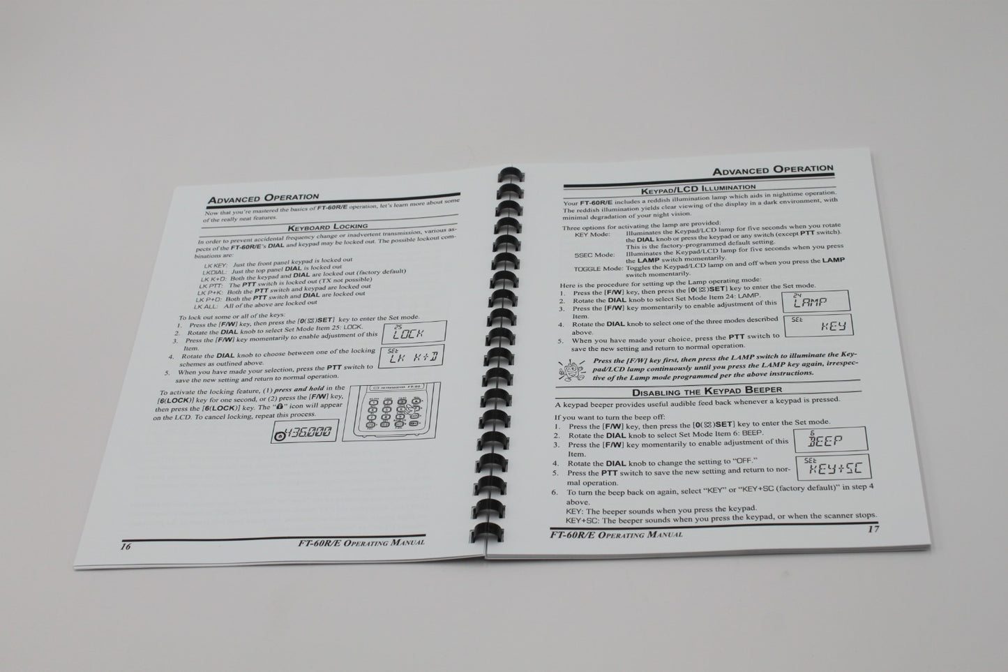 Yaesu FT-60R/E Instruction Operating Manual 84 Pages with Protective Covers