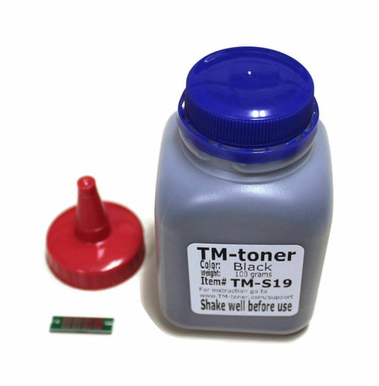 (100g) Toner Refill + Chip for Ricoh 407259 SP 201 SP204  213SFNw  SP201NW SP201
