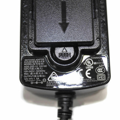 12V 1.5A ADS-25D-12 12018E Switching Power Adaptor Seagate external hard drive