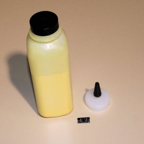 Simplyitem non_oem Yellow Toner Refill Kit + Chip for Konica Minolta magicolor 3730DN cartridge