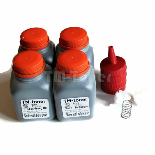 TM-toner 4x Toner Refill kit + gear for Brother HL-L2340DW, HL-L2320D, HL-L2360DW, HL-L2380DW, HL-L2300D MFC-L2720DW, MFC-L2740DW, MFC-L2700DW DCP-L2540DW, DCP-L2520DW TN-630, TN-660 printer