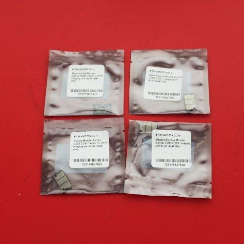 TM-toner ? 1 SET Reset Chip for Konica Minolta BIZHUB C203 C253 Imagng Drum Units