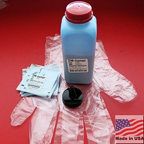 TM-toner ? 200gr Cyan Toner refill with 3 chips for CB541A HP LaserJet CM1312 MFP, CM1312nfi, CM1312nfi MFP, CP1215, CP1515n, CP1518ni