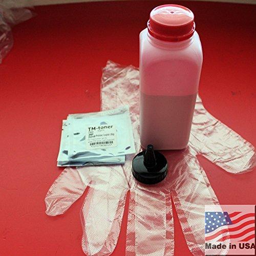 TM-toner ? 200gr Magenta Toner refill with 3 chips for CB543A HP LaserJet CM1312 MFP, CM1312nfi, CM1312nfi MFP, CP1215, CP1515n, CP1518ni