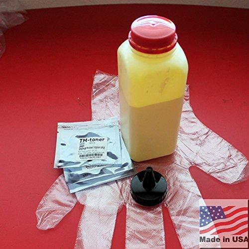 TM-toner ? 200gr Yellow Toner refill with 3 chips for CB540A HP LaserJet CM1312 MFP, CM1312nfi, CM1312nfi MFP, CP1215, CP1515n, CP1518ni