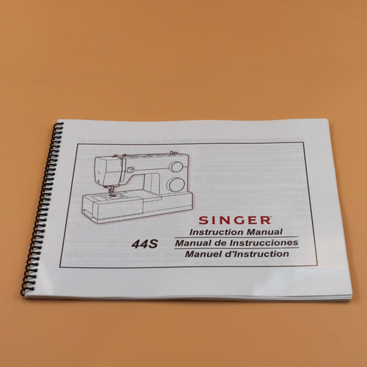 Singer 44S Instruction Manual 65 Pages With Clear Protective Covers