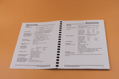 130 PAGES Yaesu FT-857D Owners Instruction Manual with Protective Clear Covers