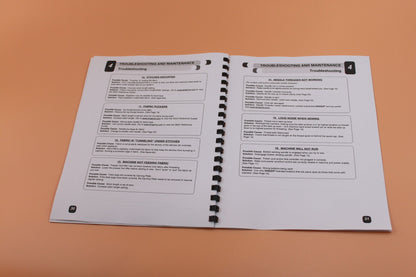 Singer 2263 Instruction Manual 34 Pages With Protective Clear Covers