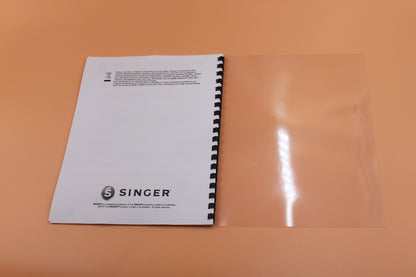 Singer 2263 Instruction Manual 34 Pages With Protective Clear Covers
