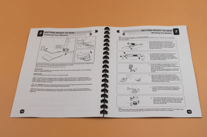 Singer 7640 Instruction Manual 40 Pages With Clear Covers