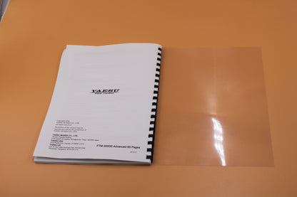 Yaesu FTM-300DR /DE  Advance OPERATION Manual Full Color & Protective Covers