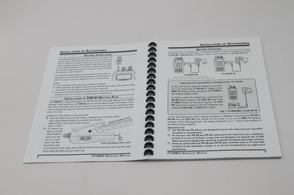 Yaesu FT-60R/E Instruction Operating Manual 84 Pages with Protective Covers