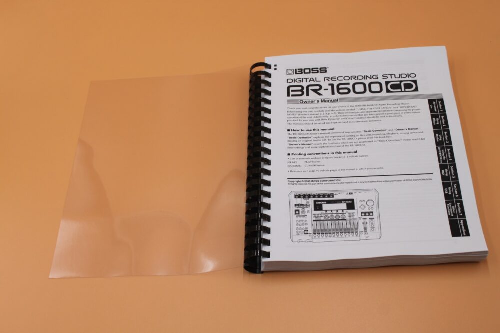312 pages boss br 1600cd owners manual instructions with protective covers