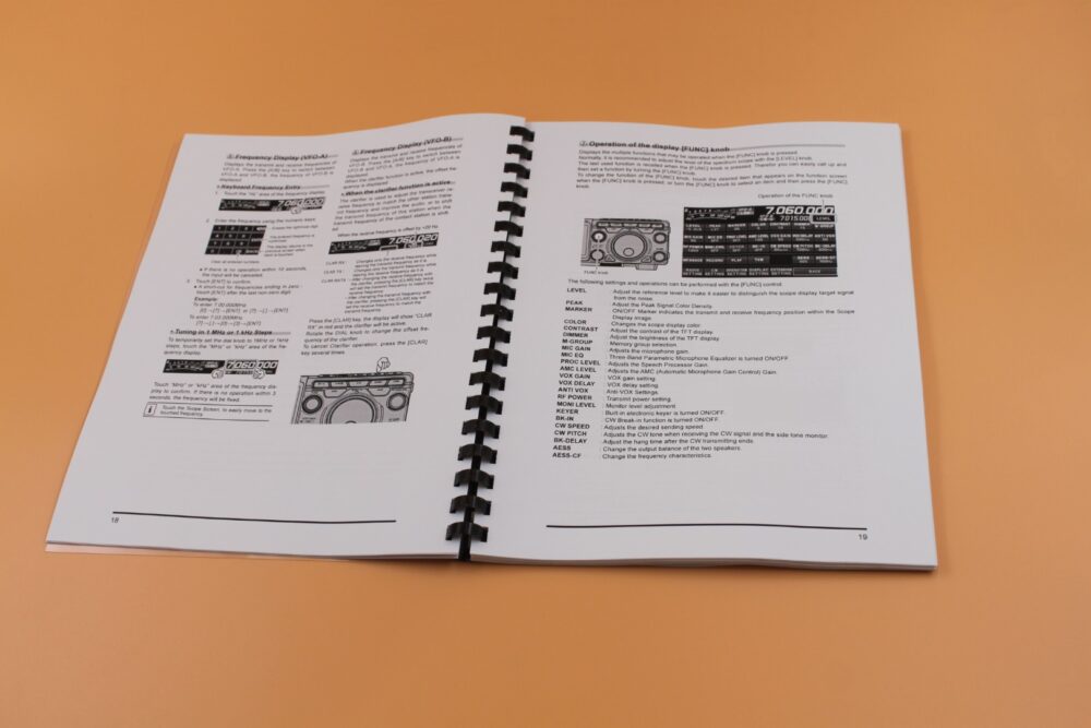 yaesu ft 710 operation instruction manual 116 pages with protective covers