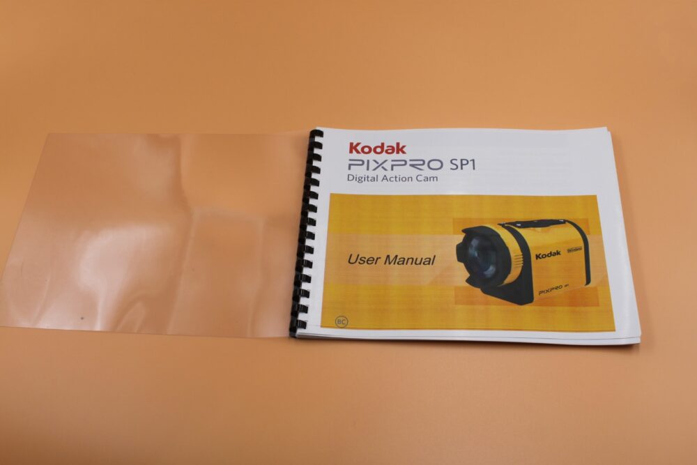 kodak pixpro sp1 instruction user manual full color with protective covers