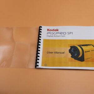 kodak pixpro sp1 instruction user manual full color with protective covers